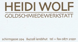 heidi wolf goldschmiedewerkstatt